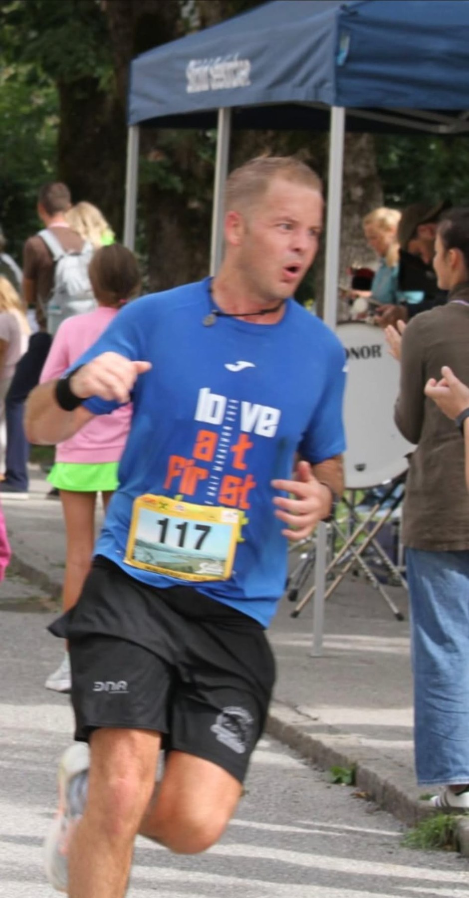 Stefan Santner bei einem Laufbewerb